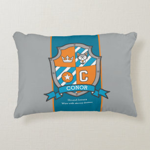 Conor or letter C boys name meaning kids custom Decorative Cushion