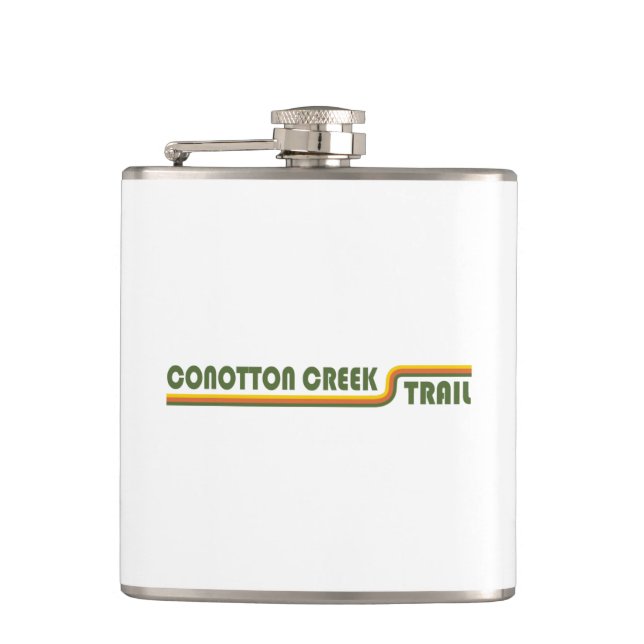 Conotton Creek Trail Hip Flask (Front)