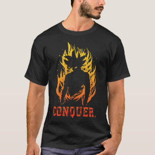 CONQUER - Anime Gym Motivational  T-Shirt