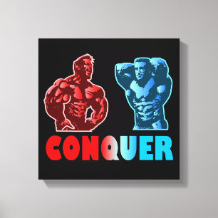 Conquer Canvas Print