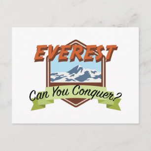 Conquer Everest Postcard