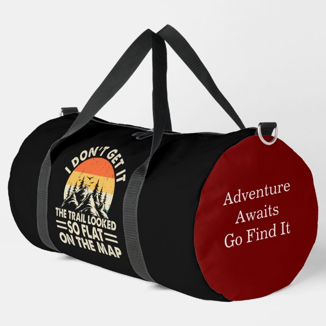 Conquer the Big Mountain Duffle Bag (Left Corner)