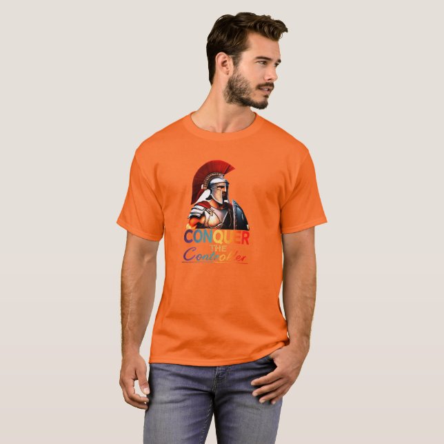 Conquer the Controller: Empower Your Game -  T-Shirt (Front Full)