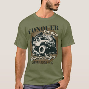 Conquer the Wild T-shirt - brown