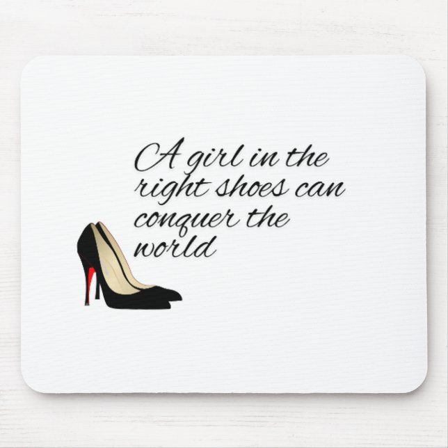 Conquer the World Mouse Mat (Front)