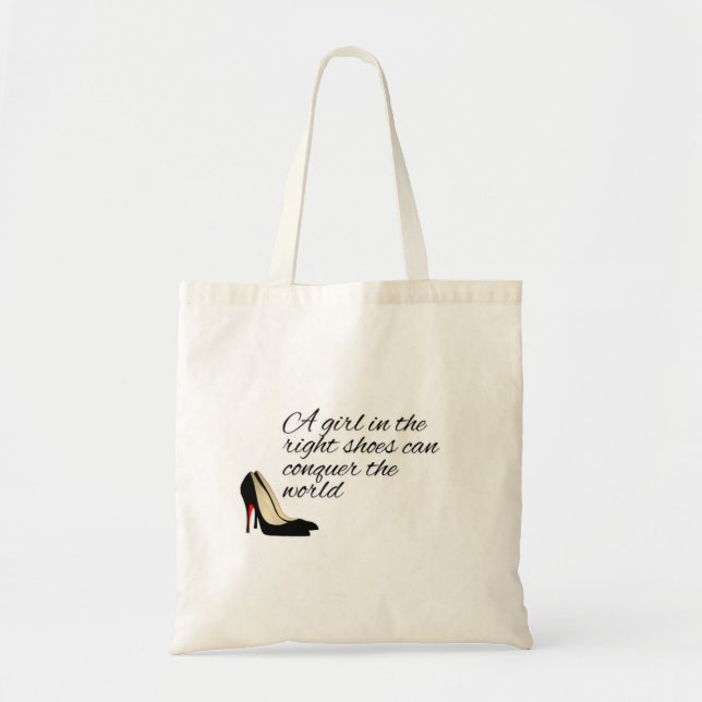 Conquer the World Tote Bag (Front)