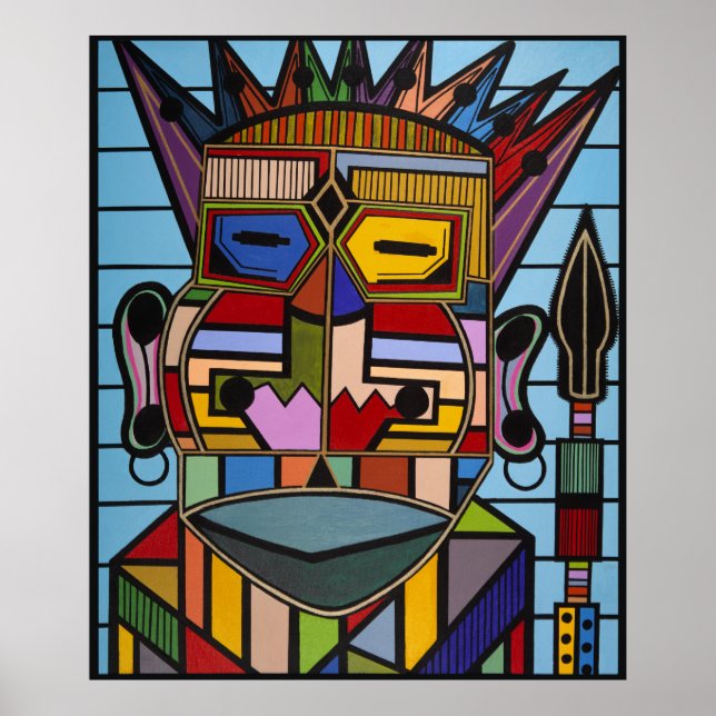 "Conquering and to Conquer" by Ruchell Alexander Poster (Front)