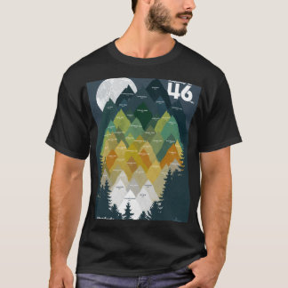 Conquering the Adirondack High Peaks NY Mountain H T-Shirt