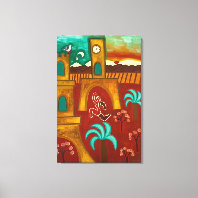 Conquering the Castle 2010 Canvas Print (Front)