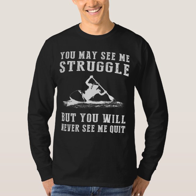 Conquering the Rapids: A Hilarious T-Shirt for Pas (Front)