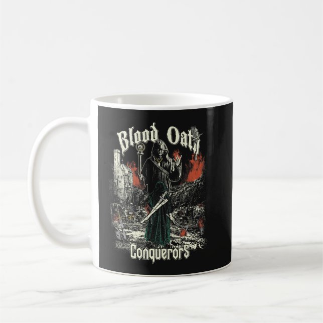 Conquerors - Retro MetalCore Coffee Mug (Left)