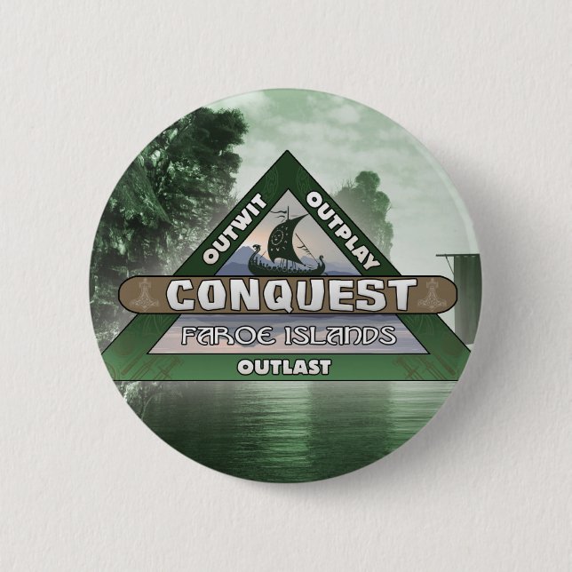 Conquest: Faroe Islands Logo Button (Front)