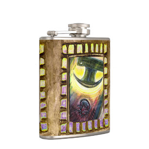 Conquest Over Evil Hip Flask