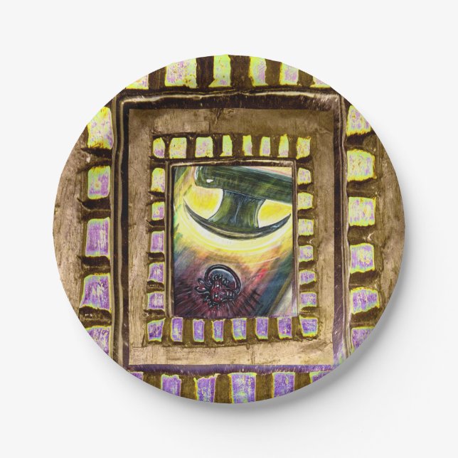 Conquest Over Evil Paper Plate (Front)