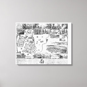 Conquests of Gustavus II Adolphus Canvas Print