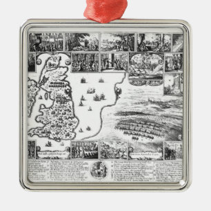 Conquests of Gustavus II Adolphus Metal Tree Decoration