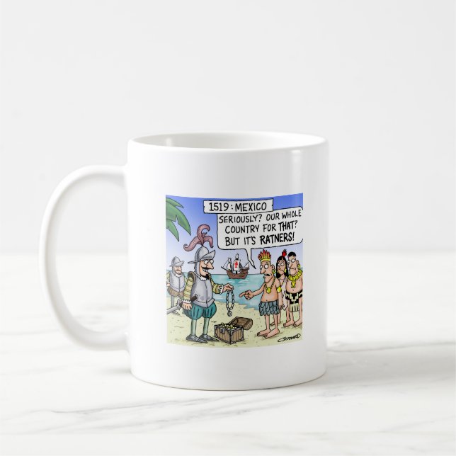 Conquistadors Coffee Mug (Left)
