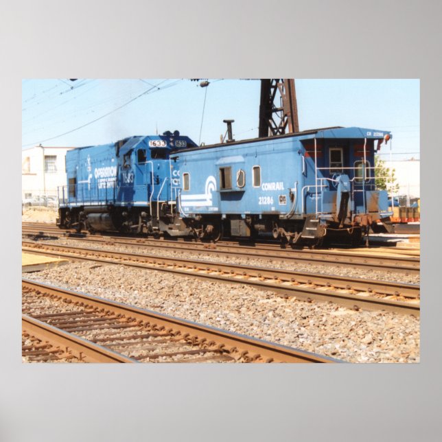 Conrail Diesel #1633 GP-15-1 Poster (Front)
