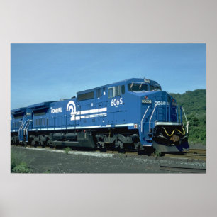 Conrail new GE widecab C40-B Poster