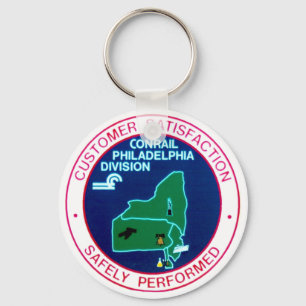 Conrail Railroad Philadelphia Division Key Ring