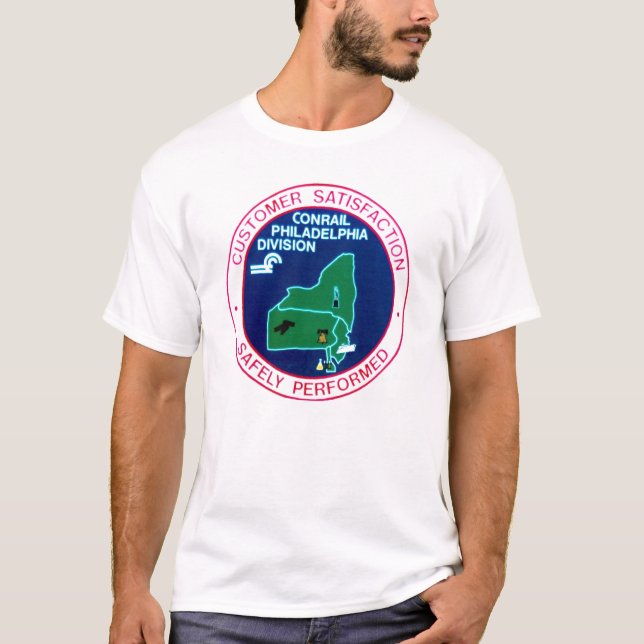 Conrail Railroad Philadelphia Division T-Shirt (Front)