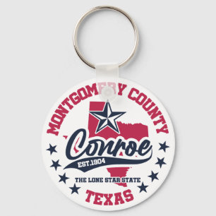 Conroe,Texas Key Ring