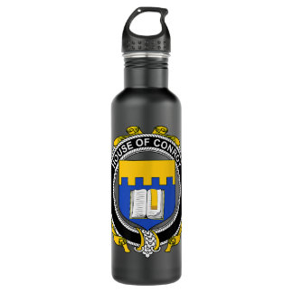 Conroy Coat of Arms  Family Crest  710 Ml Water Bottle