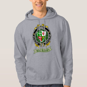 Conroy/O'Conry Irish Shield Personalised Hoodie