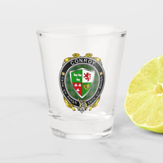 Conroy/O'Conry Irish Shot Glass (Front)