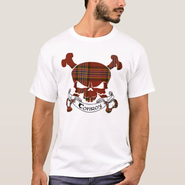 Conroy Tartan Skull T-Shirt (Front)