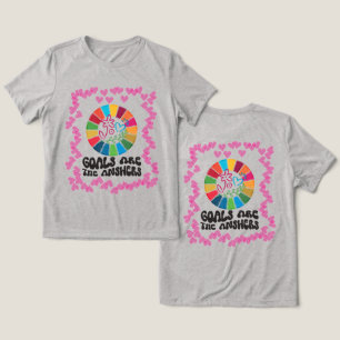 Conscious Living, Global Impact: Ethical Goals Tri-Blend Shirt