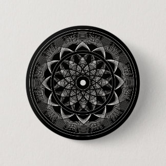 Consciousness - Sacred Geometry Mandala 6 Cm Round Badge