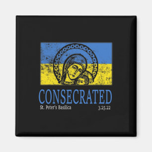 Consecrated Ukraine Immaculate Heart Of Mary Magnet