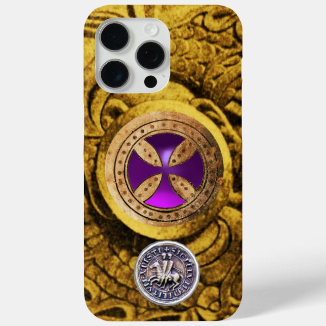 CONSECRATION CROSS AND SEAL OF THE KNIGHTS TEMPLAR Case-Mate iPhone CASE (Back)