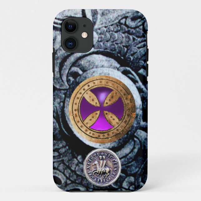 CONSECRATION CROSS AND SEAL OF THE KNIGHTS TEMPLAR Case-Mate iPhone CASE (Back)