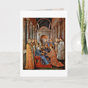 Consecration Of St.Lawrence By Fra Angelico Card
