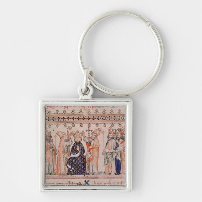 Consecration Philippe III le Hardi King of Key Ring (Front)