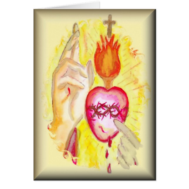 Consecration Sacred Heart Prayer Card (Front)