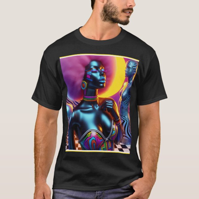 Consensual Sentry Ken Gauge Fantasy Vaporwave T-Shirt (Front)