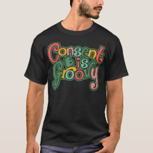 Consent Is Groovy Gypsie Vintage Style 70s Hippie T-Shirt