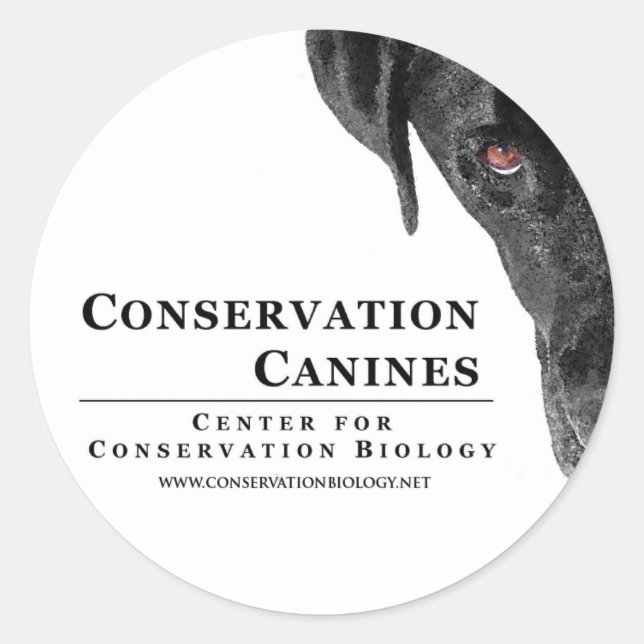Conservation Canine Sticker (Front)