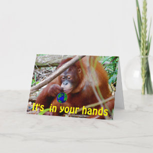 Conservation - in Your Hands Card