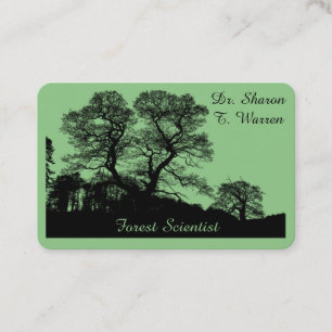 Conservation Scientists Landscape Signature Business Card