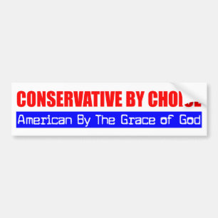 Conservative American Bumper Sticker