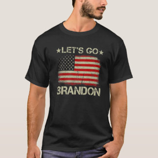 Conservative Anti Liberal American US Flag Let's G T-Shirt