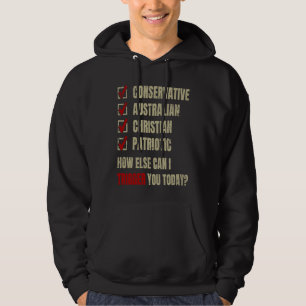 Conservative Australian Christian Patriotic Hoodie