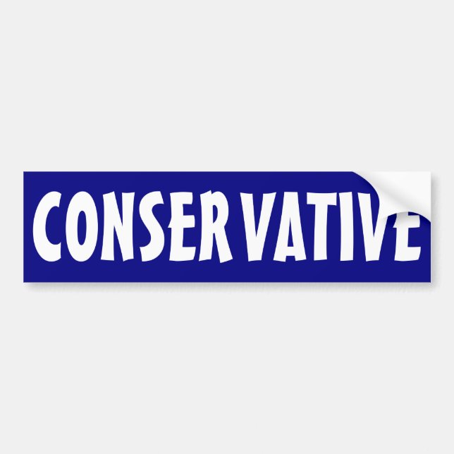 Conservative Bumper Sticker (Front)