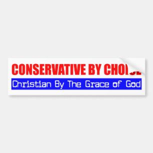 Conservative Christian Bumper Sticker