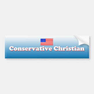 Conservative Christian Bumper Sticker