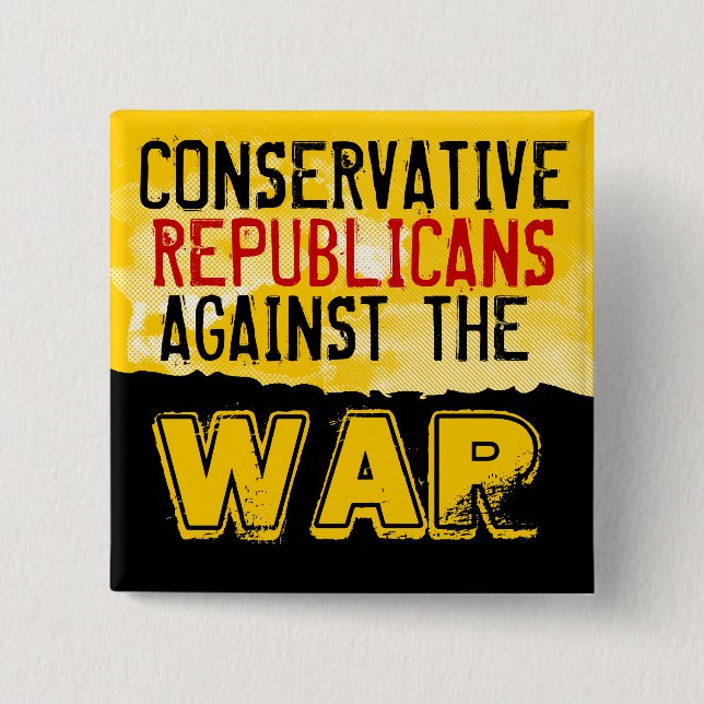 Conservative GOP against the War Button (Front)